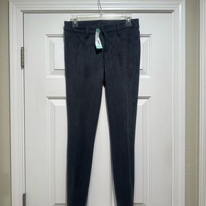 NWT Level 99 Mora Sueded Skinny Pant Grey Size 6
